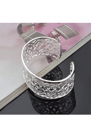 Women's Cuff Bracelet Silver Non Stone