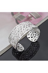 Women's Cuff Bracelet Silver Non Stone