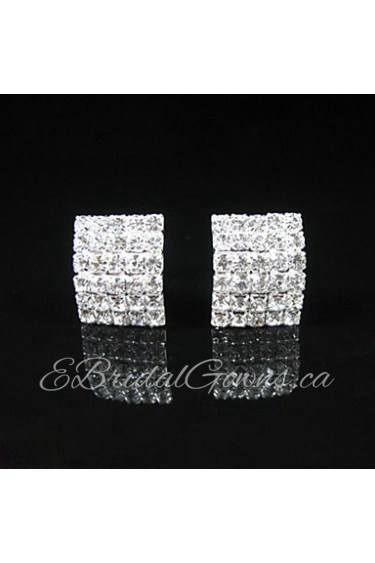 Stud Earrings Women's Alloy Earring Crystal