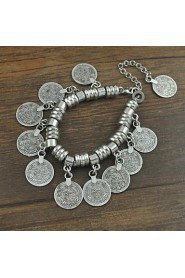 New Vintage Jewelry Antique Silver Coin Bracelet