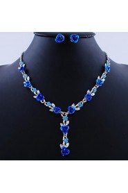 Jewelry Set Women's Birthday / Gift / Party / Daily / Special Occasion Jewelry Sets Alloy Necklaces / Earrings As the Picture