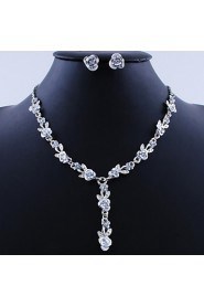 Jewelry Set Women's Birthday / Gift / Party / Daily / Special Occasion Jewelry Sets Alloy Necklaces / Earrings As the Picture