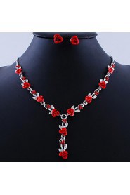 Jewelry Set Women's Birthday / Gift / Party / Daily / Special Occasion Jewelry Sets Alloy Necklaces / Earrings As the Picture