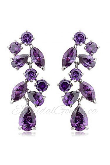 Drop Earrings Couples'/Kid's/Women's Cubic Zirconia Earring Cubic Zirconia