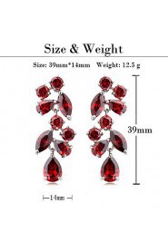 Drop Earrings Couples'/Kid's/Women's Cubic Zirconia Earring Cubic Zirconia