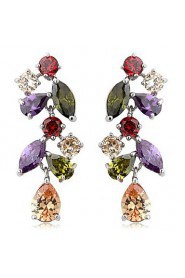 Drop Earrings Couples'/Kid's/Women's Cubic Zirconia Earring Cubic Zirconia