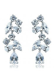 Drop Earrings Couples'/Kid's/Women's Cubic Zirconia Earring Cubic Zirconia