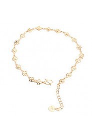 Women's Anklet Bracelet Alloy Crystal