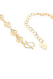 Women's Anklet Bracelet Alloy Crystal