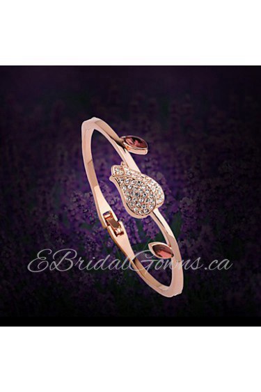 Women's Chain Bracelet Alloy Rhinestone