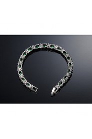 Women's Chain Bracelet Alloy Cubic Zirconia