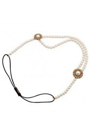 Pearl Flower Wedding Head Chain Jewelry Forehead Dance Headpiece Hair Band Hair Chains For Women