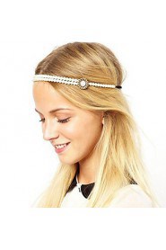Pearl Flower Wedding Head Chain Jewelry Forehead Dance Headpiece Hair Band Hair Chains For Women