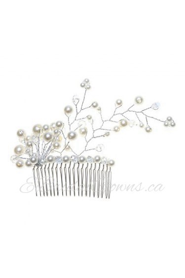 Women's Alloy / Imitation Pearl Headpiece-Wedding / Special Occasion Hair Combs