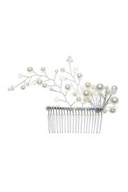 Women's Alloy / Imitation Pearl Headpiece-Wedding / Special Occasion Hair Combs