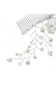 Women's Alloy / Imitation Pearl Headpiece-Wedding / Special Occasion Hair Combs