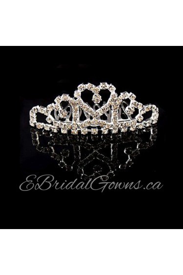 Bridal Wedding Princess Pageant Prom Crystal Tiara Crown Headband