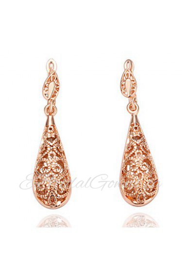 Gold Plated With Women's Drop Earrings(More Colors)