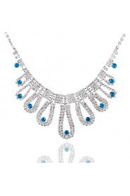 Ladies'/Women's Alloy Wedding/Party Jewelry Set With Multi-stone