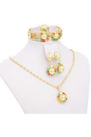 WesternRain Wedding jewelry Women's Alloy Jewelry Set Non Stone