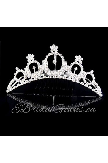 Bridal Wedding Princess Pageant Prom Crystal Tiara Crown Headband