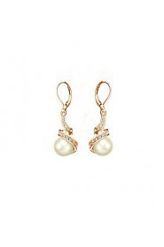 Drop Earrings Women's Alloy Earring Imitation Pearl