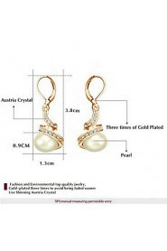 Drop Earrings Women's Alloy Earring Imitation Pearl