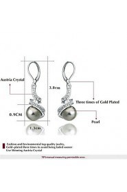 Drop Earrings Women's Alloy Earring Imitation Pearl