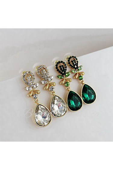 Drop Earrings Women's Alloy Earring Rhinestone