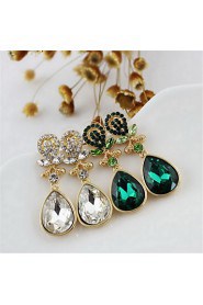 Drop Earrings Women's Alloy Earring Rhinestone