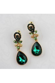 Drop Earrings Women's Alloy Earring Rhinestone