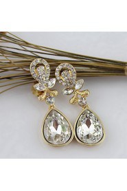 Drop Earrings Women's Alloy Earring Rhinestone