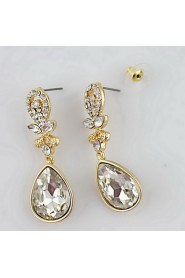 Drop Earrings Women's Alloy Earring Rhinestone