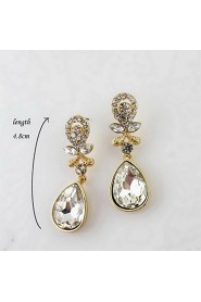 Drop Earrings Women's Alloy Earring Rhinestone