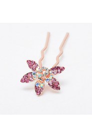 Women's Rhinestone/Alloy Headpiece - Special Occasion/Casual Hair Pin 1 Piece