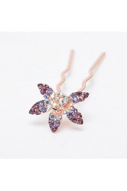 Women's Rhinestone/Alloy Headpiece - Special Occasion/Casual Hair Pin 1 Piece