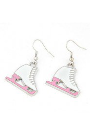 Lovely Ice Skates Shaped Women's Earrings