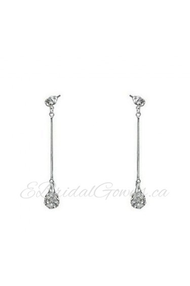 Drop Earrings Women's Alloy Earring Cubic Zirconia