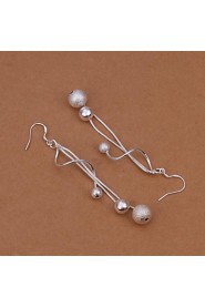 Fashion Plating Silver Earrings