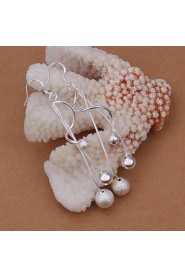 Fashion Plating Silver Earrings