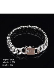 Fashion Sterling Silver Men's Bracelet