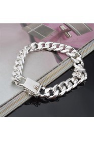 Fashion Sterling Silver Men's Bracelet