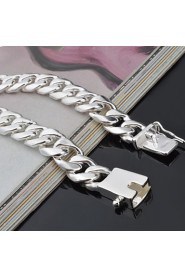 Fashion Sterling Silver Men's Bracelet