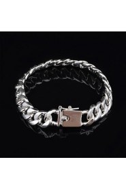 Fashion Sterling Silver Men's Bracelet