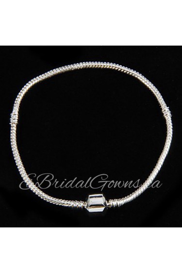 Punk Silver-Plated Silver Women's Bracelet