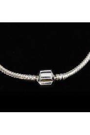 Punk Silver-Plated Silver Women's Bracelet