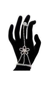 Women's Charm/Chain/Fashion Bracelet Alloy Rhinestone