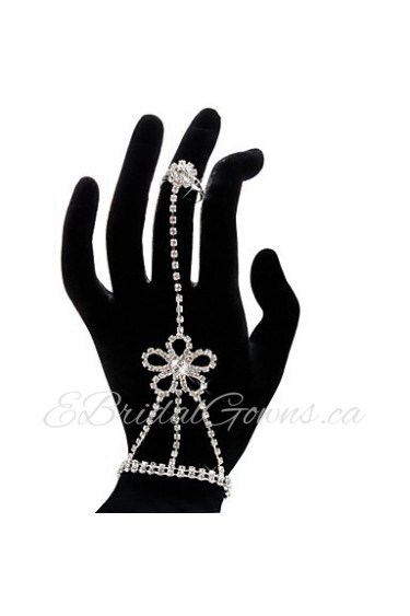 Women's Charm/Chain/Fashion Bracelet Alloy Rhinestone