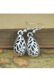 Ethnic Vintage Tibetan Silver Carving Drop Earrings Vintage Jewelry Earrings