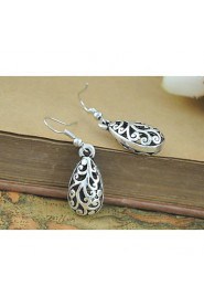 Ethnic Vintage Tibetan Silver Carving Drop Earrings Vintage Jewelry Earrings